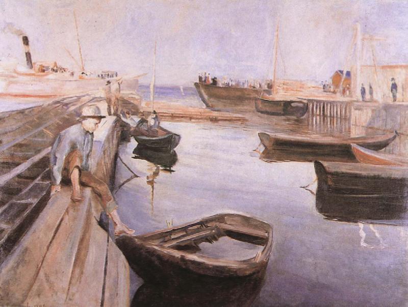 Edvard Munch Post boat